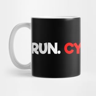 Run Cycle Run Duathlon Mug